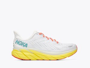 W/M Hoka One One Clifton 8 LANC DE BLANC / ILLUMINATING
