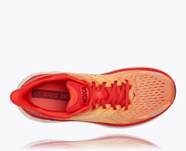 W/M Hoka One One Clifton 8 FIESTA / BLAZING ORANGE