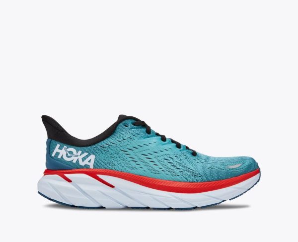 W/M Hoka One One Clifton 8 Real Teal / Aquarelle