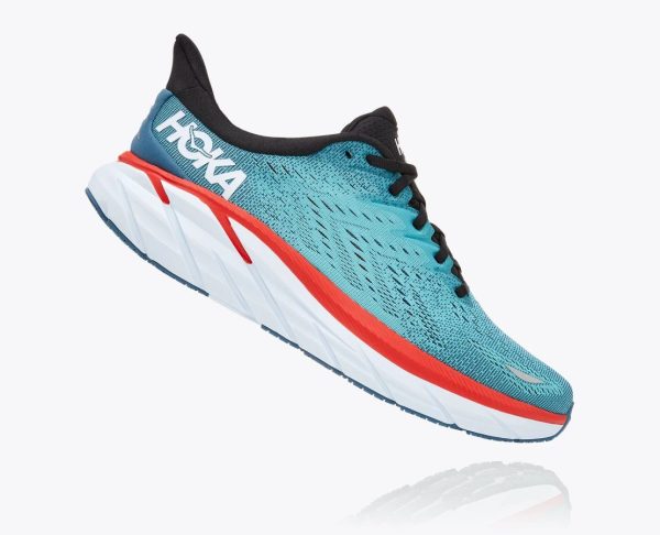 W/M Hoka One One Clifton 8 Real Teal / Aquarelle