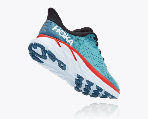 W/M Hoka One One Clifton 8 Real Teal / Aquarelle