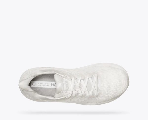 W/M Hoka One One Clifton 8 White / White