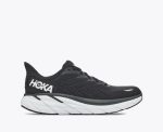 W/M Hoka One One Clifton 8 Black / White