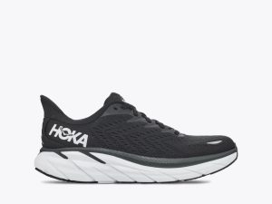 W/M Hoka One One Clifton 8 Black / White