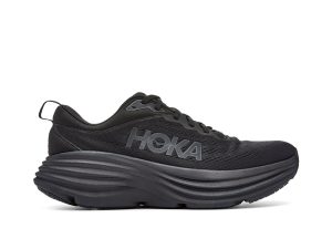 W/M Hoka Bondi 8 Road-Running Shoes Black/Black