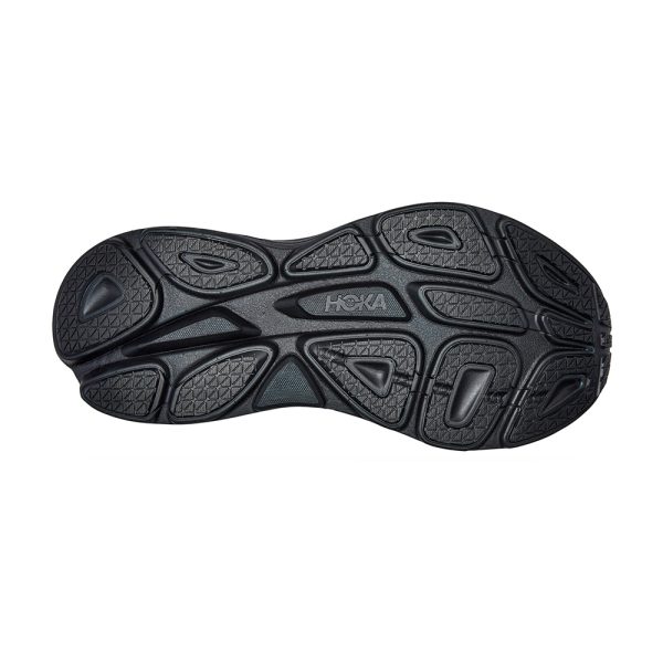 W/M Hoka Bondi 8 Road-Running Shoes Black/Black
