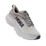 W/M Hoka Bondi 8 Road-Running Shoes Sharkskin/Harbor Mist