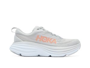 W/M Hoka Bondi 8 Road-Running Shoes Harbor Mist/Lunar Rock