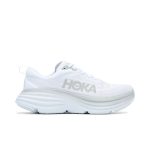 W/M Hoka Bondi 8 Road-Running Shoes White/White