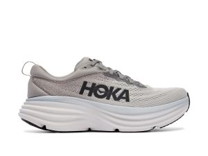 W/M Hoka Bondi 8 Road-Running Shoes Sharkskin/Harbor Mist