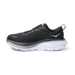 W/M Hoka Bondi 8 Road-Running Shoes Black/White