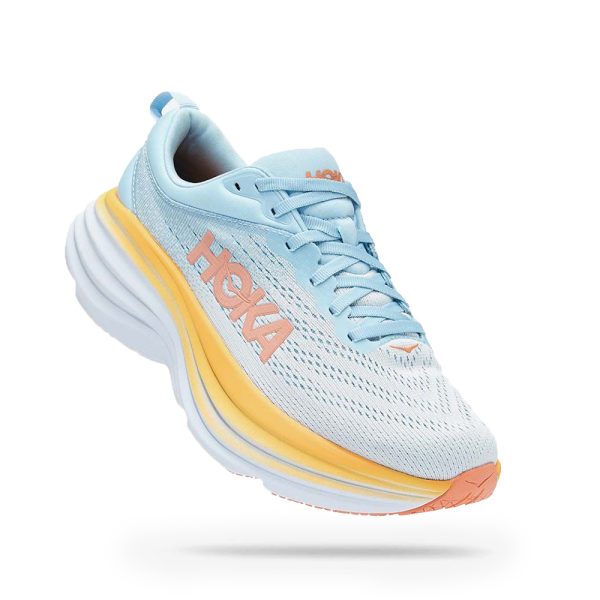 W/M Hoka Bondi 8 Road-Running Shoes Summer Song/Country Air