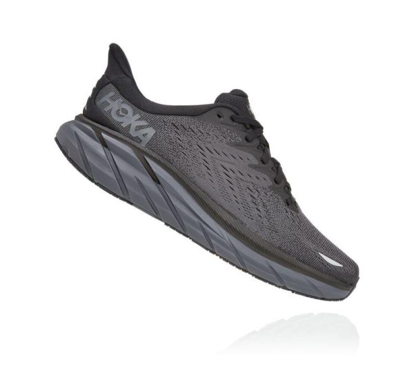W/M Hoka One One Clifton 8 Black / Black