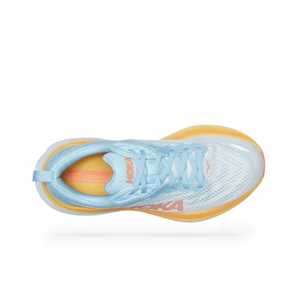 W/M Hoka Bondi 8 Road-Running Shoes Summer Song/Country Air