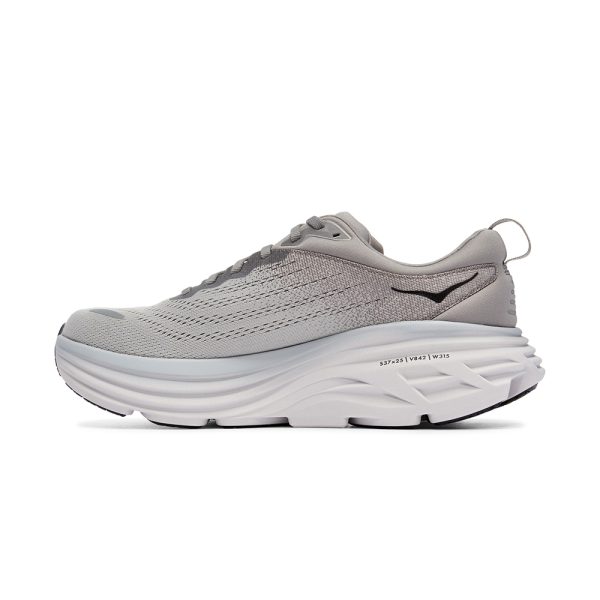 W/M Hoka Bondi 8 Road-Running Shoes Sharkskin/Harbor Mist