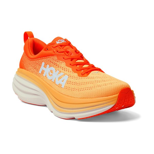 W/M Hoka Bondi 8 Road-Running Shoes Puffins Bill/Amber Yellow