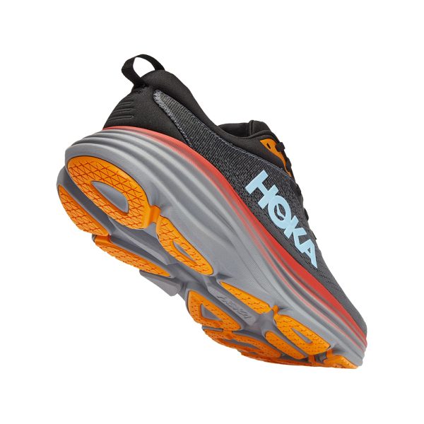 W/M Hoka Bondi 8 Road-Running Shoes Anthracite/Castlerock