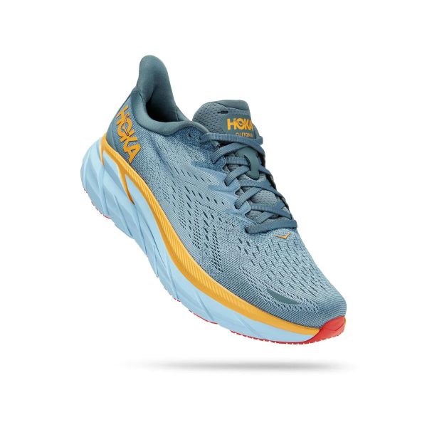 W/M Hoka One One Men's Clifton 8 Max Cushioned Road Running Shoes