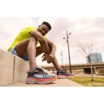 W/M Hoka Bondi 8 Road-Running Shoes Anthracite/Castlerock