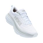 W/M Hoka Bondi 8 Road-Running Shoes White/White