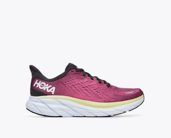 Women's Hoka One One Clifton 8 Blue Graphite / Ibis Rose