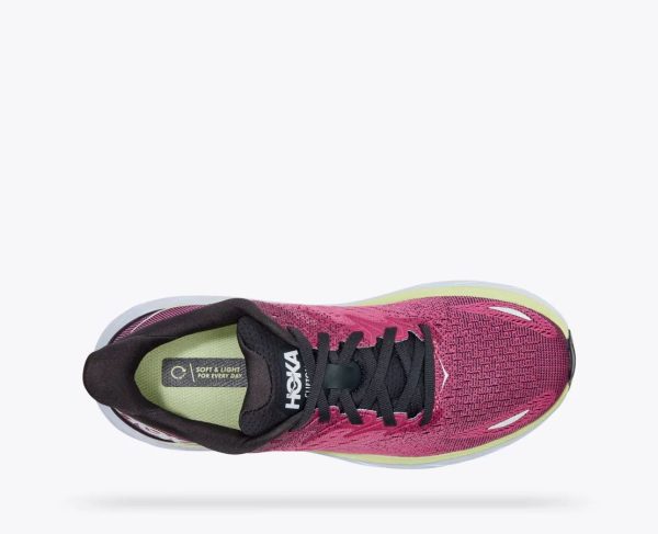 Women's Hoka One One Clifton 8 Blue Graphite / Ibis Rose