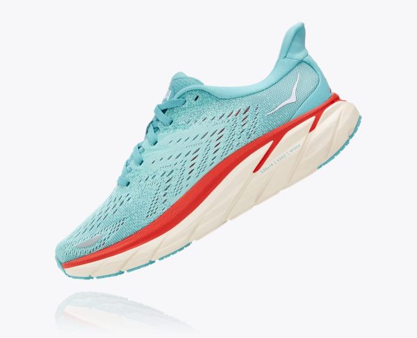 W/M Hoka One One Clifton 8 Aquarelle / Eggshell Blue