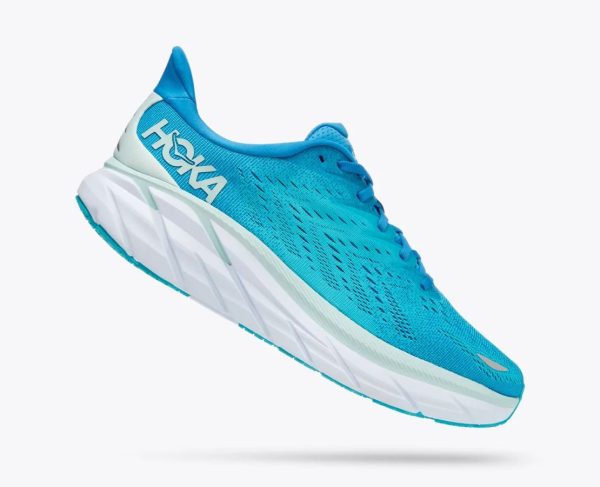 Men's Hoka One One Clifton 8 Ibiza Blue / Scuba Blue