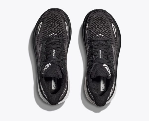W/M Hoka One One Clifton 9 Black / White