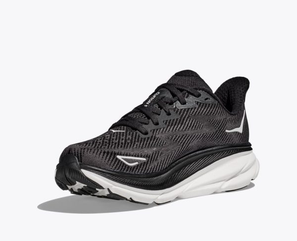 W/M Hoka One One Clifton 9 Black / White