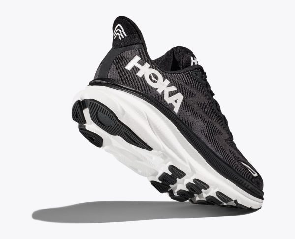 W/M Hoka One One Clifton 9 Black / White