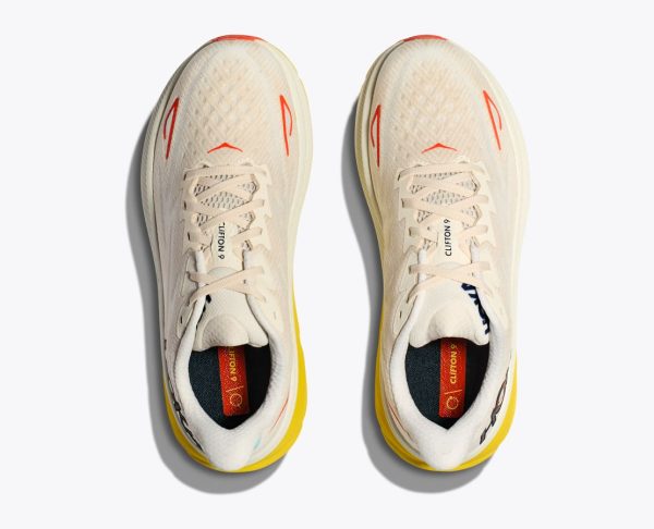 W/M Hoka One One Clifton 9 Eggnog / Passion Fruit