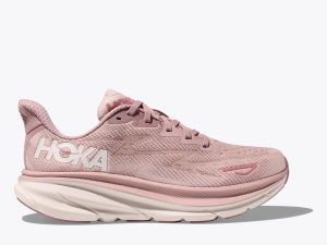 W/M Hoka One One Clifton 9 Pale Mauve / Peach Whip