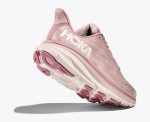 W/M Hoka One One Clifton 9 Pale Mauve / Peach Whip