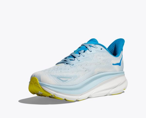 W/M Hoka One One Clifton 9 Ice Water / Evening Primrose