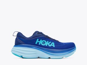 W/M Hoka Bondi 8 Road-Running Shoes Bellwether Blue / Bluing