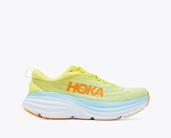 W/M Hoka Bondi 8 Road-Running Shoes Butterfly / Evening Primrose