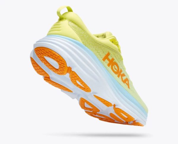 W/M Hoka Bondi 8 Road-Running Shoes Butterfly / Evening Primrose