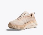 W/M Hoka Bondi 8 Road-Running Shoes Shifting Sand / Eggnog
