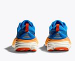 W/M Hoka Bondi 8 Road-Running Shoes Coastal Sky / Vibrant Orange