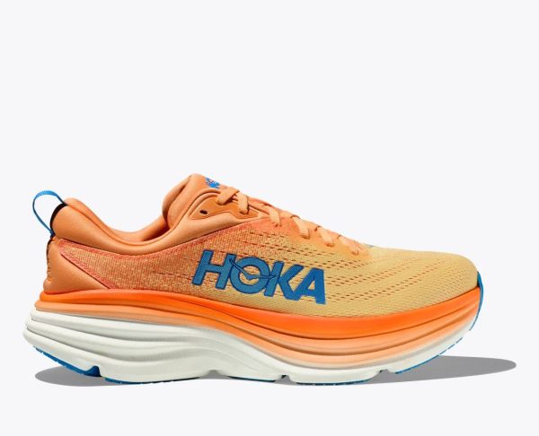 W/M Hoka Bondi 8 Road-Running Shoes Impala / Mock Orange