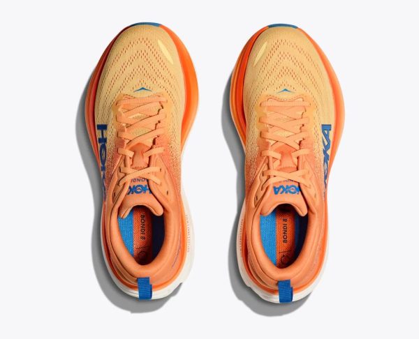 W/M Hoka Bondi 8 Road-Running Shoes Impala / Mock Orange
