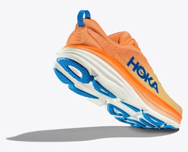 W/M Hoka Bondi 8 Road-Running Shoes Impala / Mock Orange
