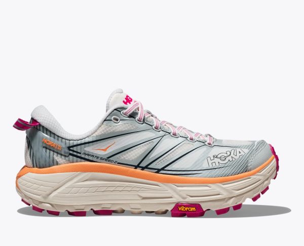 W/M Hoka One One Mafate Speed 2 White / Ice Flow