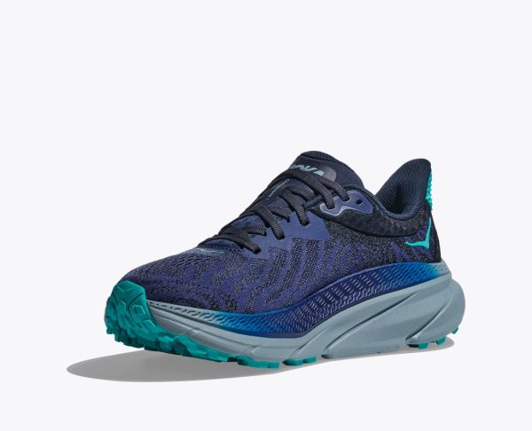 W/M Hoka One One Challenger 7 Bellwether Blue / Stone Blue