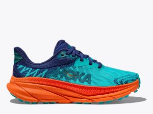 W/M Hoka One One Challenger 7 Ceramic / Vibrant Orange