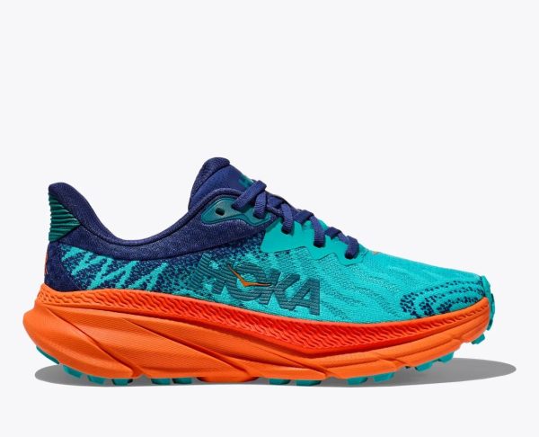 W/M Hoka One One Challenger 7 Ceramic / Vibrant Orange