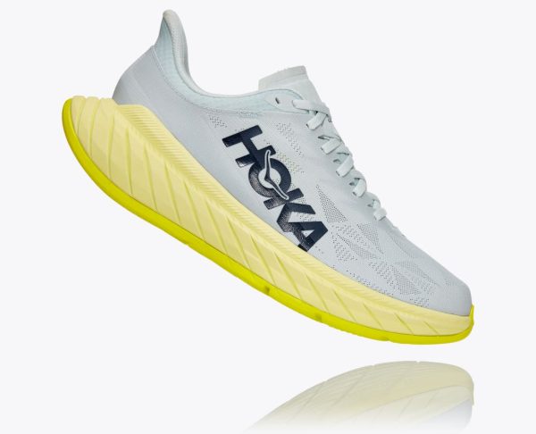 W/M Hoka One One Carbon X 2 Blue Flower / Luminary Green