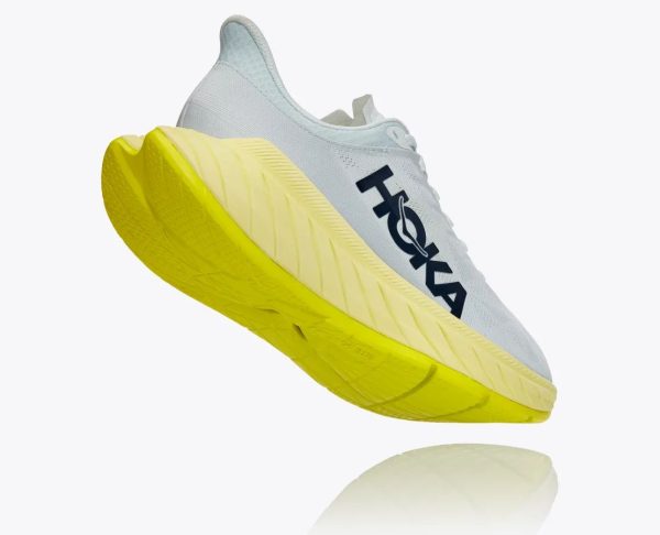 W/M Hoka One One Carbon X 2 Blue Flower / Luminary Green