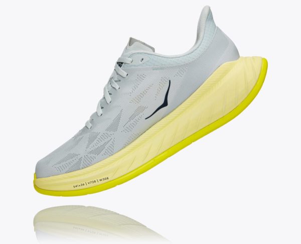 W/M Hoka One One Carbon X 2 Blue Flower / Luminary Green